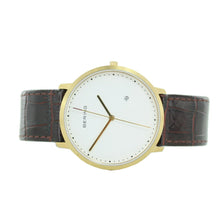 Laden Sie das Bild in den Galerie-Viewer, Bering Herren Uhr Armbanduhr Slim Classic - 11139-534 Leder kroko