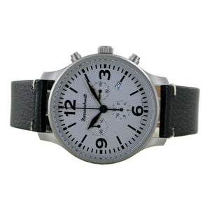 Aristo Herren Messerschmitt Uhr Fliegeruhr Chronograph ME-3H203L Leder