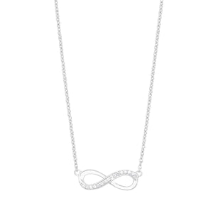 s.Oliver Jewel Damen Kette Collier Silber Zyrkonia Infinity 2012527