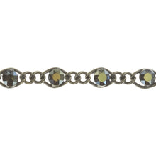 Laden Sie das Bild in den Galerie-Viewer, Konplott Armband Armkette Magic Fireball green crystal antique brass