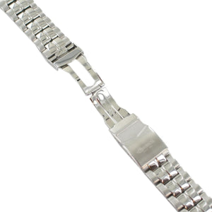 Ingersoll Ersatzband für Uhren Edelstahl Faltschl. Silber 23.5 mm matt poliert