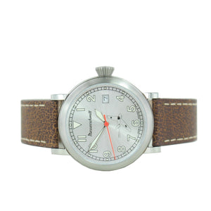 Aristo Herren Messerschmitt Uhr Fliegeruhr ME163-SIL Leder