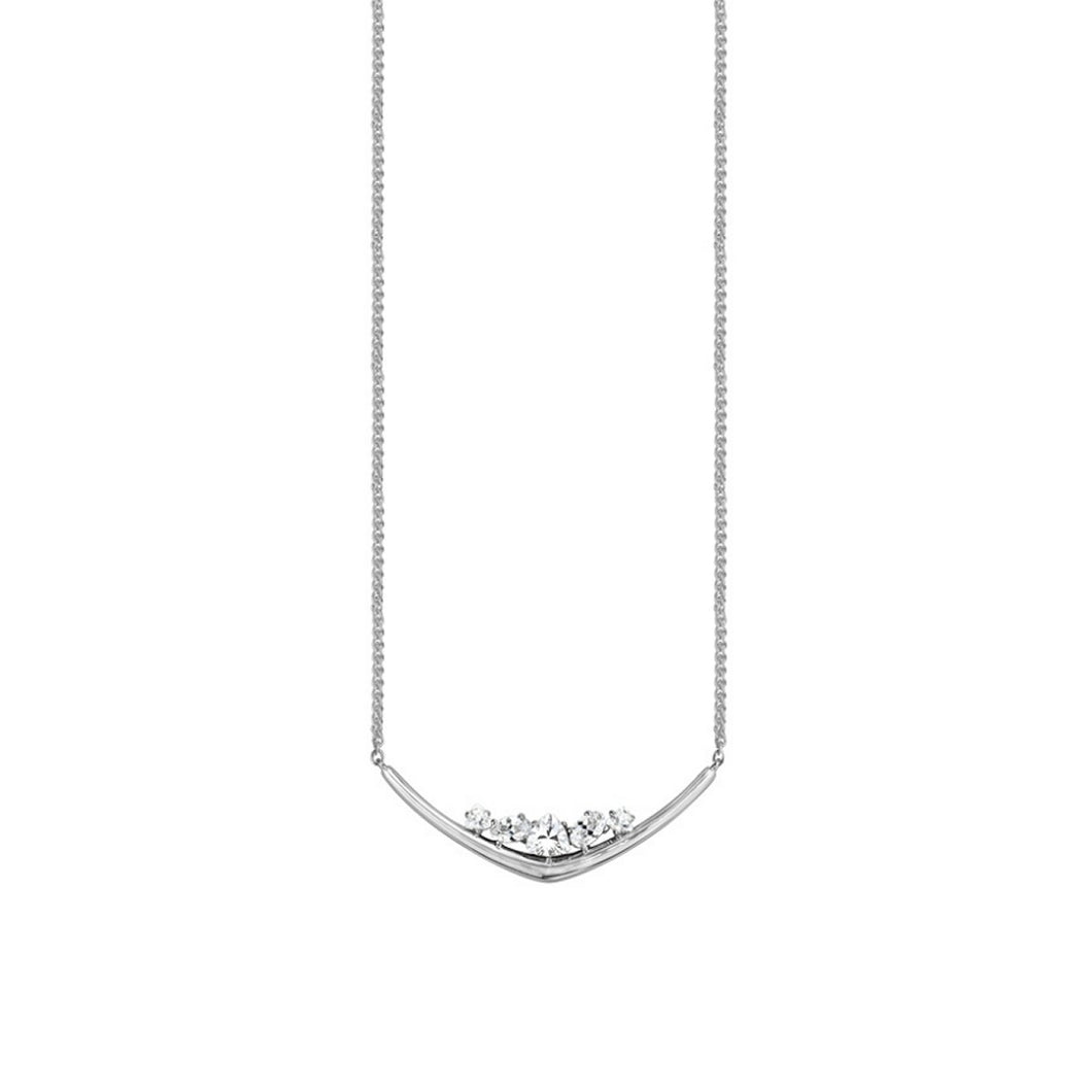 Joop Damen Kette Halskette Edelstahl Silber Simply Modern JPNL00004A420