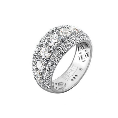 Esprit Collection Damen Ring Silber Zirkonia Perimagna Gr.18 ELRG91763B180-1