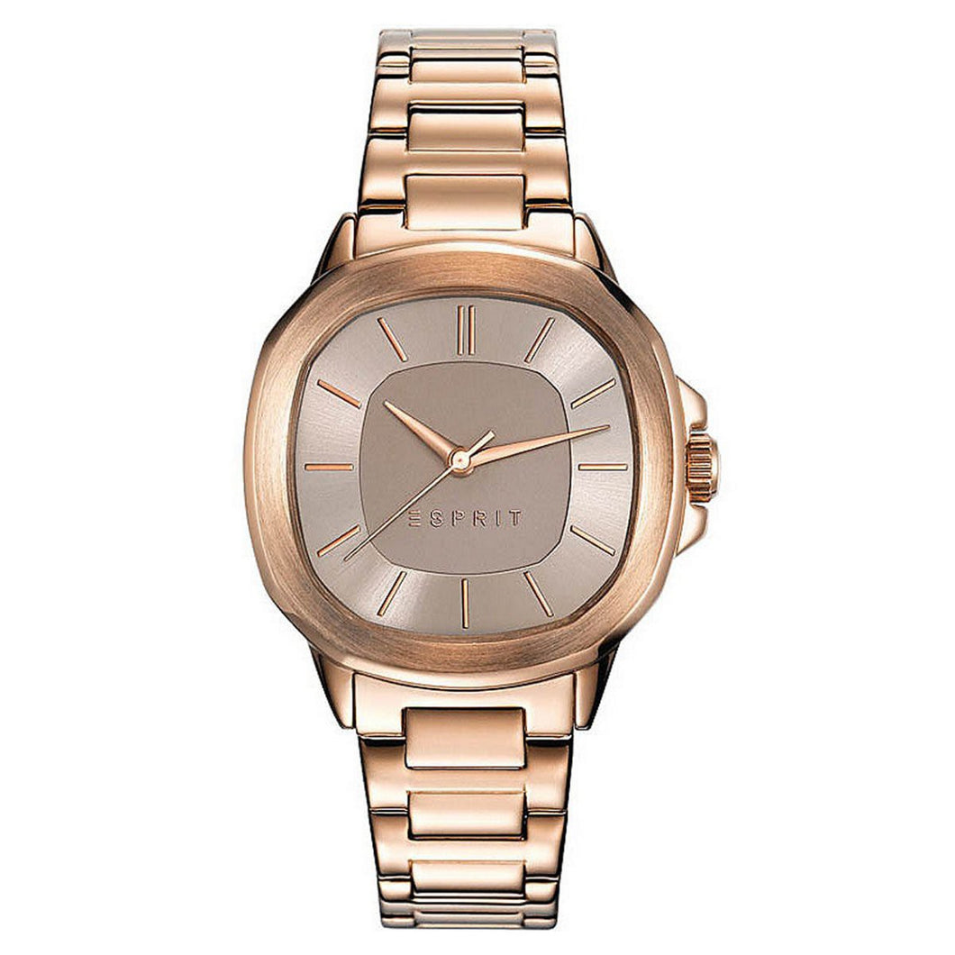 Esprit Damen Uhr Armbanduhr Fiona Rosé Edelstahl  ES108632003