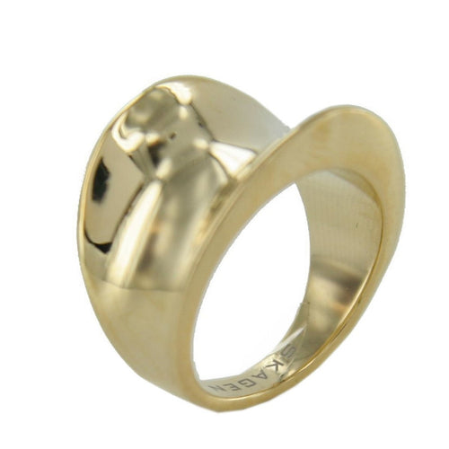 Skagen Damen Ring Concave Shiny gold JRSG001 S7 Gr. 54 (17,3)