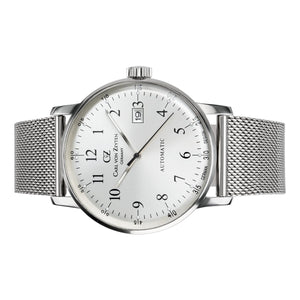 Carl von Zeyten Herren Uhr Armbanduhr Automatik Russ CVZ0009WHMB