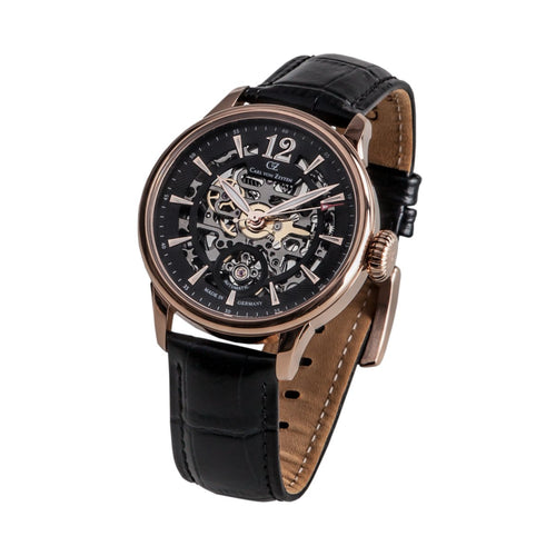 Carl von Zeyten Herren Uhr Armbanduhr Automatik Enz CVZ0051RBK