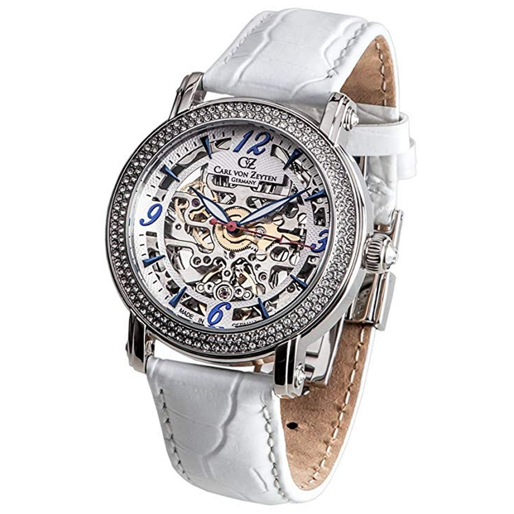 Carl von Zeyten Damen Uhr Armbanduhr Automatik Wolfach CVZ0061WH