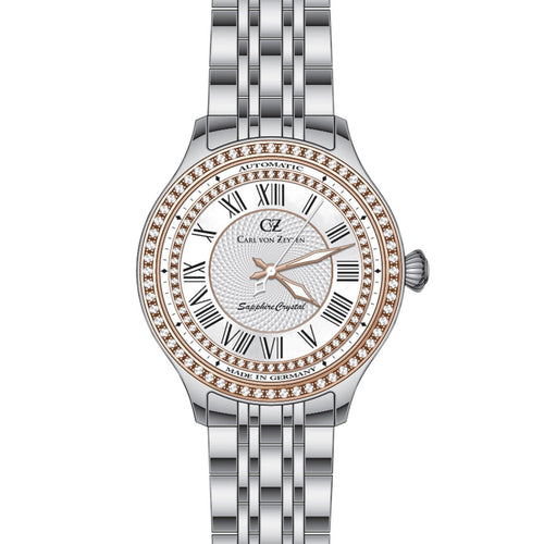 Carl von Zeyten Damen Uhr Armbanduhr Automatik Hornberg CVZ0068RWHM