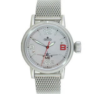 Aristo Herren Uhr Armbanduhr Fliegeruhr ME 262 Rote "B" Automatic 3H262-RBM
