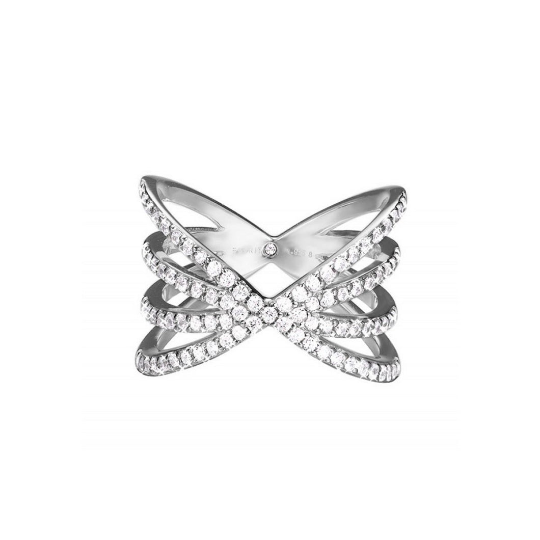 Esprit Damen Ring Silber JW52892 Zirkonia ESRG92679A1