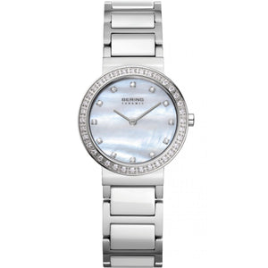 Bering Damen Uhr Armbanduhr Slim Ceramic - 10729-704 Edelstahl