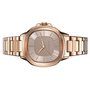 Esprit Damen Uhr Armbanduhr Fiona Rosé Edelstahl  ES108632003