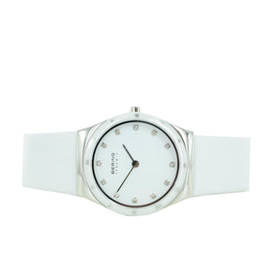 Bering Damen Uhr Armbanduhr Slim Ceramic - 32230-684 Leder