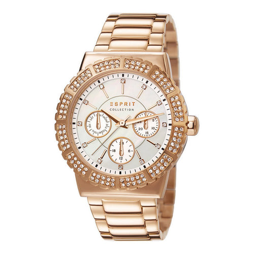 Esprit Collection Damen Uhr Armbanduhr Angelia Edelstahl Rosé EL102062F05-1