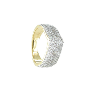Esprit Collection Damen Ring Silber gold Gr.18 ELRG92831B180