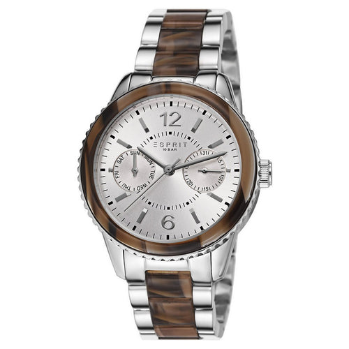 Esprit Damen Uhr Armbanduhr Marin Tortoise Edelstahl ES106742001-1