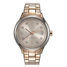 Laden Sie das Bild in den Galerie-Viewer, Esprit Damen Uhr Armbanduhr Caroline roségold Edelstahl ES108552003