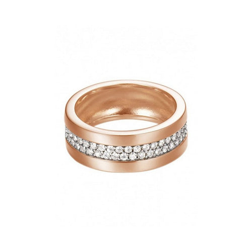 Esprit Damen Ring Silber Rosé Zirkonia Pure Pave ESRG92214C170-1