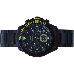 Nautica Herren Uhr Armbanduhr NAPPTR006 Edelstahl
