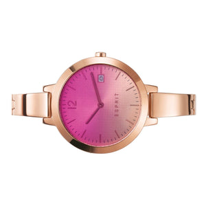 Esprit Damen Uhr Armbanduhr Amelia Edelstahl Rosé ES107242009