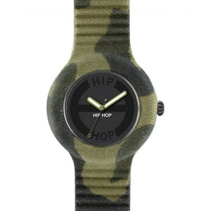 Hip Hop Uhr Armbanduhr Silikonuhr Camouflage small HWU0364