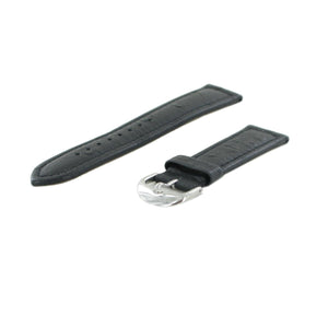 Ingersoll Ersatzband für Uhren Lederband schwarz Strauss Dornschieße SI 22 mm