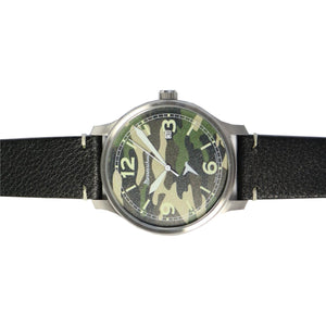 Aristo Herren Messerschmitt Uhr Army ME-42A-LB Leder