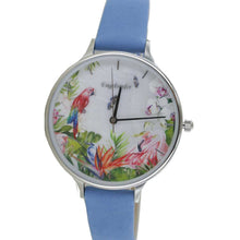 Laden Sie das Bild in den Galerie-Viewer, Engelsrufer Damen Uhr Armbanduhr Edelstahl ERWA-PARADIS-NBL1-LS Lederband