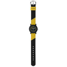 Laden Sie das Bild in den Galerie-Viewer, JACQUES FAREL Öko Kinder-Armbanduhr Analog Quarz Jungen ORG 1470 schwarz gelb