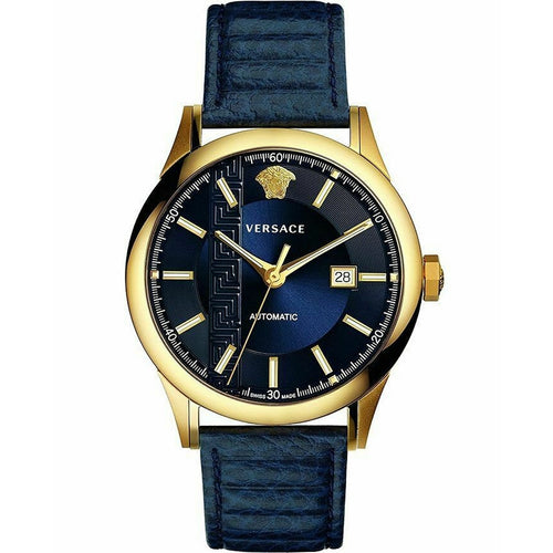 Versace Herren Uhr Armbanduhr Automatik Leder Aiakos V18020017