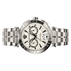 Versace Herren Uhr Armbanduhr Chronograph AION VE1D00319 Edelstahl