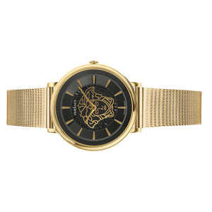 Versace Damen Uhr Armbanduhr V-Circle VE8102119 Edelstahl
