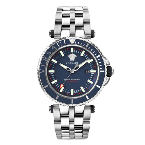 Versace Herren Uhr Armbanduhr V-Race VEAK00418 Edelstahl