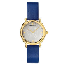 Laden Sie das Bild in den Galerie-Viewer, Versace Damen Uhr Armbanduhr Leder Safety Pin VEPN00420