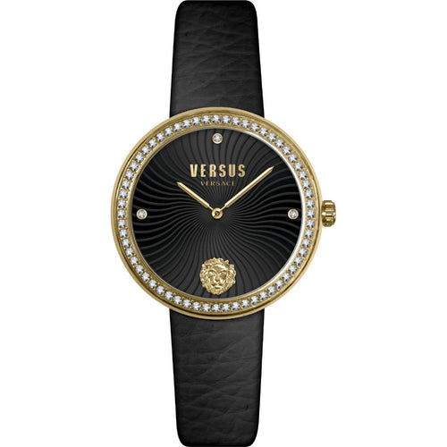 Versus by Versace Damen Uhr Armbanduhr LEA CRYSTAL VSPEN2621 Leder
