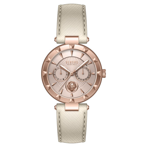 Versus by Versace Damen Uhr Armbanduhr Multifunktion Sertie N VSPOS2521 Leder