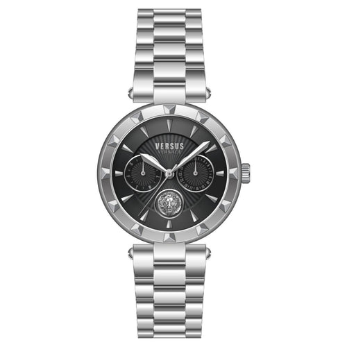 Versus by Versace Damen Uhr Armbanduhr Multifunktion Sertie N VSPOS2621 Leder