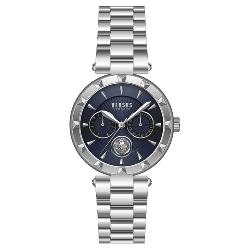 Versus by Versace Damen Uhr Armbanduhr Multifunktion Sertie N VSPOS2721 Leder