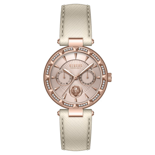 Versus by Versace Damen Uhr Armbanduhr Multifunktion Crystal Sertie VSPOS3721