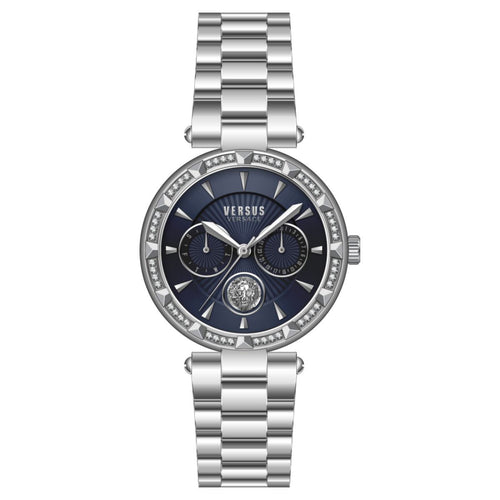 Versus by Versace Damen Uhr Armbanduhr Multifunktion Crystal Sertie VSPOS3921
