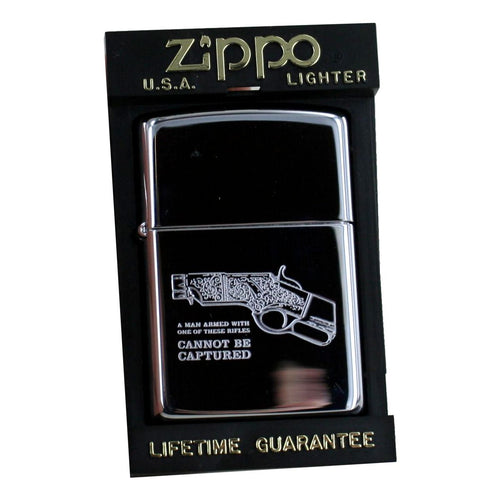 Zippo Feuerzeug Modell 250 A Man armed with one of these Rifles cannot be captured
