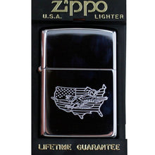 Laden Sie das Bild in den Galerie-Viewer, Zippo Feuerzeug Modell 250 USA Eagle Country