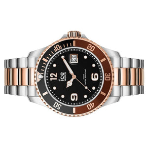 Ice-Watch Uhr Unisexuhr ICE steel - Chic silver rose-gold - Medium - 3H 016546