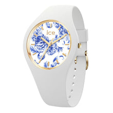 Laden Sie das Bild in den Galerie-Viewer, Ice-Watch Uhr Damenuhr ICE blue - White porcelain - Medium - 3H 019227