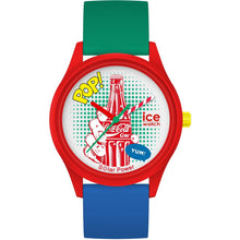 Laden Sie das Bild in den Galerie-Viewer, Ice-Watch Uhr Solaruhr Cola Pop art - Medium - 3H 019902