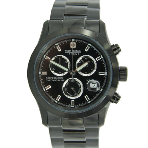 Swiss Military Hanowa Herren Uhr 06-5115.13.007 sw/sw Edelstahl