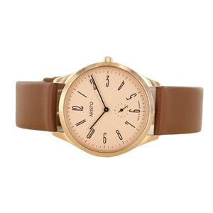 Aristo Bauhaus 1069 Herren Uhr Edelstahl 0H17 Leder