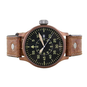 Aristo Herren Uhr Armbanduhr Vintage Erbstück Fliegeruhr Quarz 0H19QU